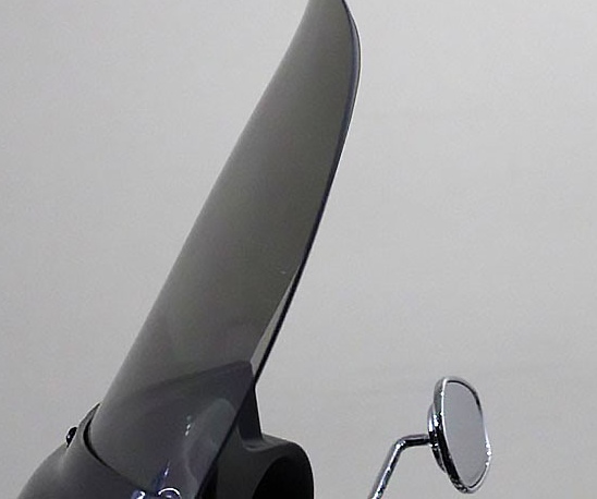 Windschild 4,5 Zoll Für Harley Davidson Electra Glide Ultra Classic (1996-2013) – Rauchgrau, Aus Splittersicherem ABS