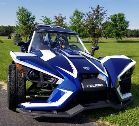 DEMO #12071 - Polaris Slingshot +7 Tint Windshield - Fits all Models
