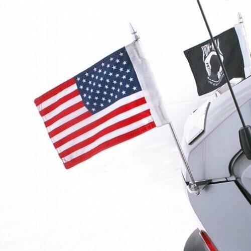 Trunk Mounted Double Flag Holder