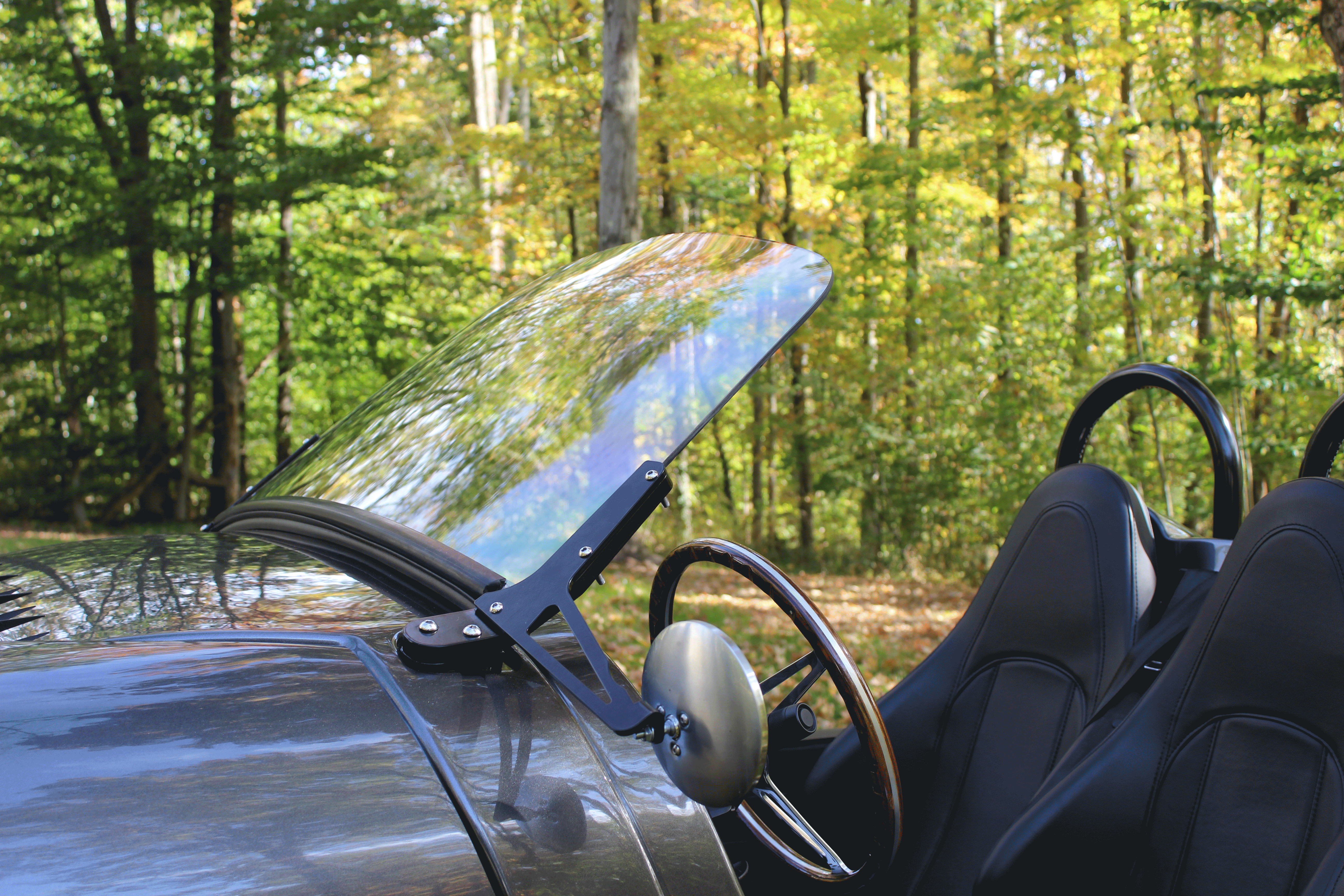 Vanderhall Venice Windshield made from High Optics Polycarbonate 